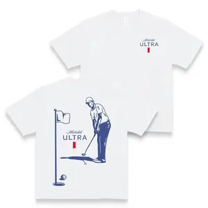 Winter outfit Michelob Ultra Golfing T-Shirt, 2 Side T-Shirt For Men, Gift For Men
