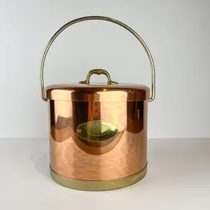 Vintage Dela Cuisine Copper and Brass Ice Bucket