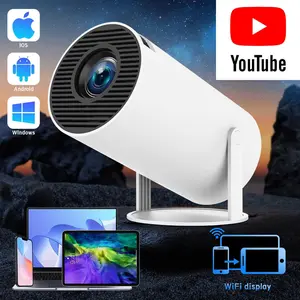 Hy300pro Screen Mirroring Version Portable Mini Home High-Definition Projector WiFi Display Compatible with iOS Android Windows
