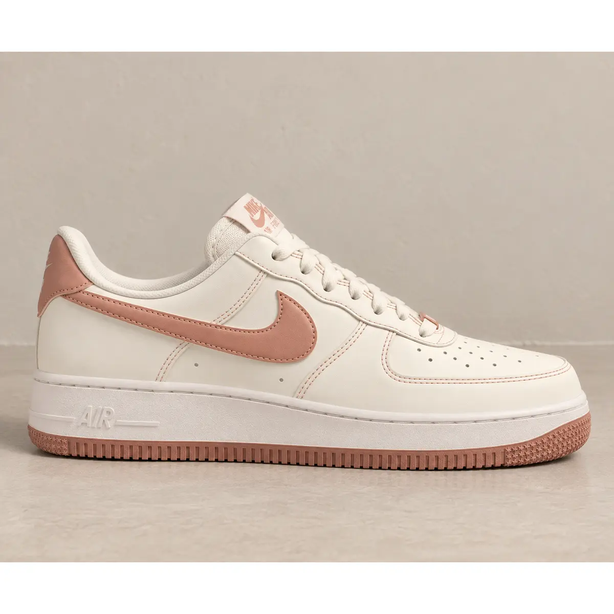 Nike Air Force 1 '07 Sail Rose Gold Women's Fashion Shoes New
