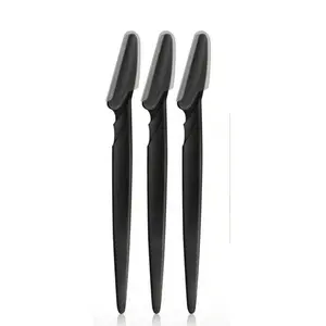 Black eyebrow razor