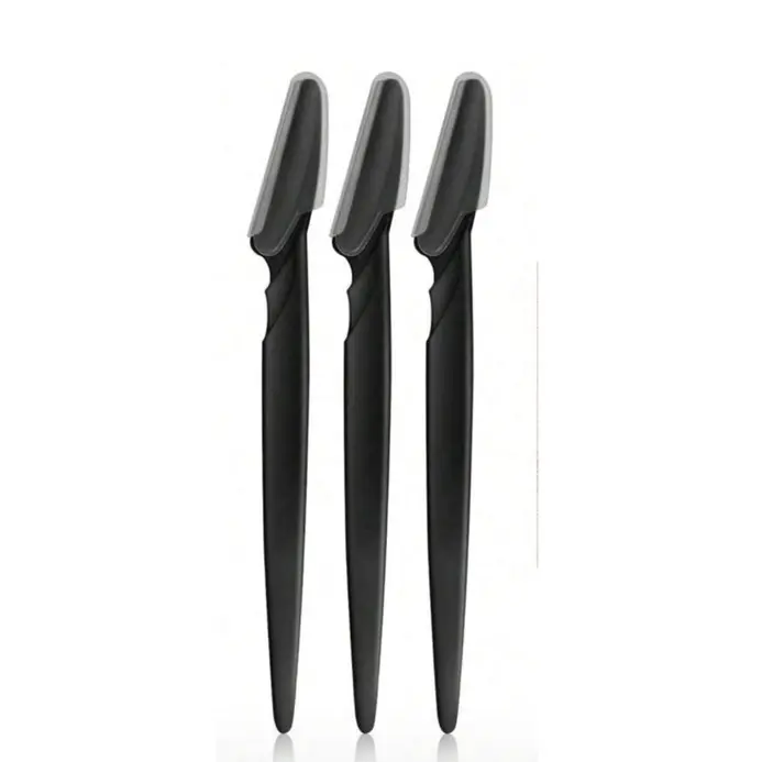 Black eyebrow razor