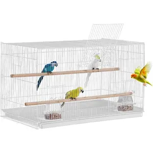 VEVOR 30 Inch Flight Bird Cage, Stackable Bird Cage Parakeet Cage with Slide - Out Tray and Handle, Small Parrots Birdcage for Cockatiels Budgies Conure Macaw Finch Lovebirds Canaries PigeonsVEVOR Super Brand Day