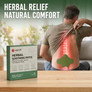 Back Pain Relief Patch for Men & Women – Deep Heating Lumbar Patch for Sciatica, Herniated Disc, Joint Stiffness & Muscle Recovery, Comfortable All Day Wear