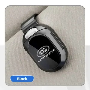 Car Sunglasses Holder Sun Visor Clip Ticket Folder, In-Car Sunglass Storage Clip for Land Rover Discovery 3 4, Range Rover Freelander 1 2 Svr Evoque