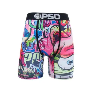 Men’s PSD Warface Boxer Briefs, Soft Breathable Stretch Fit Underwear, Stylish Trunks for Men