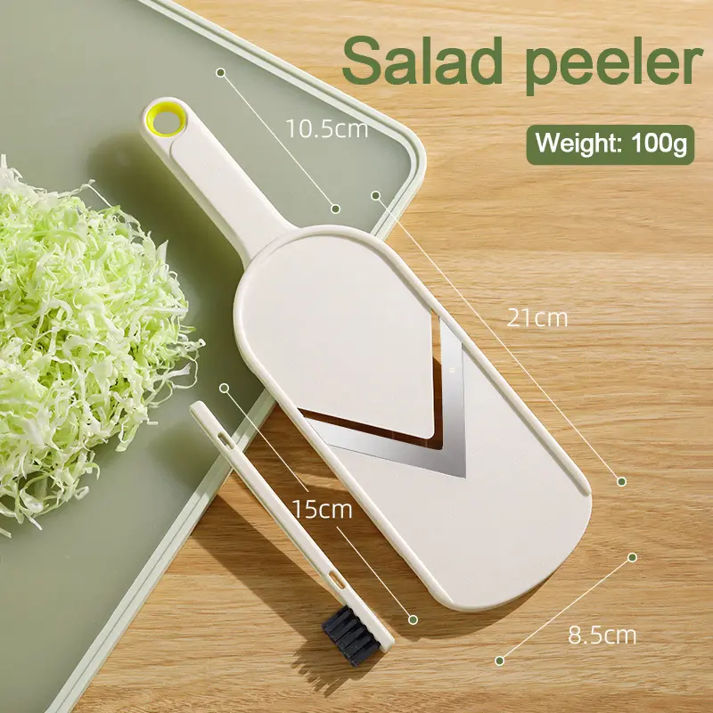 Japanese Style Beige Cabbage Slicer, Cabbage Slicer, Cabbage Scraper, Multifunctional Vegetable Chopping And Slicing Knife, Cabbage Shredding Tool, Vegetable Slicer Kitchen Gadgets Kitchenware Utensils