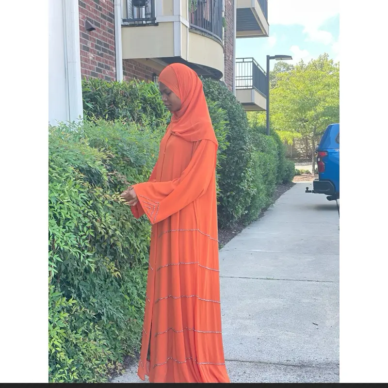 The Aura chiffon abaya