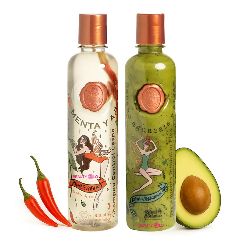 Botanico 2-Piece Fragrance-Free Anti-Dandruff Haircare Kit - 400 ml Nutritive Shampoo with Intensive Plex Treatment, Avocado, Natural Ingredients, Scalp Care for Dry Hair, Achieving Smooth, Frizz-Free Hair for Adults