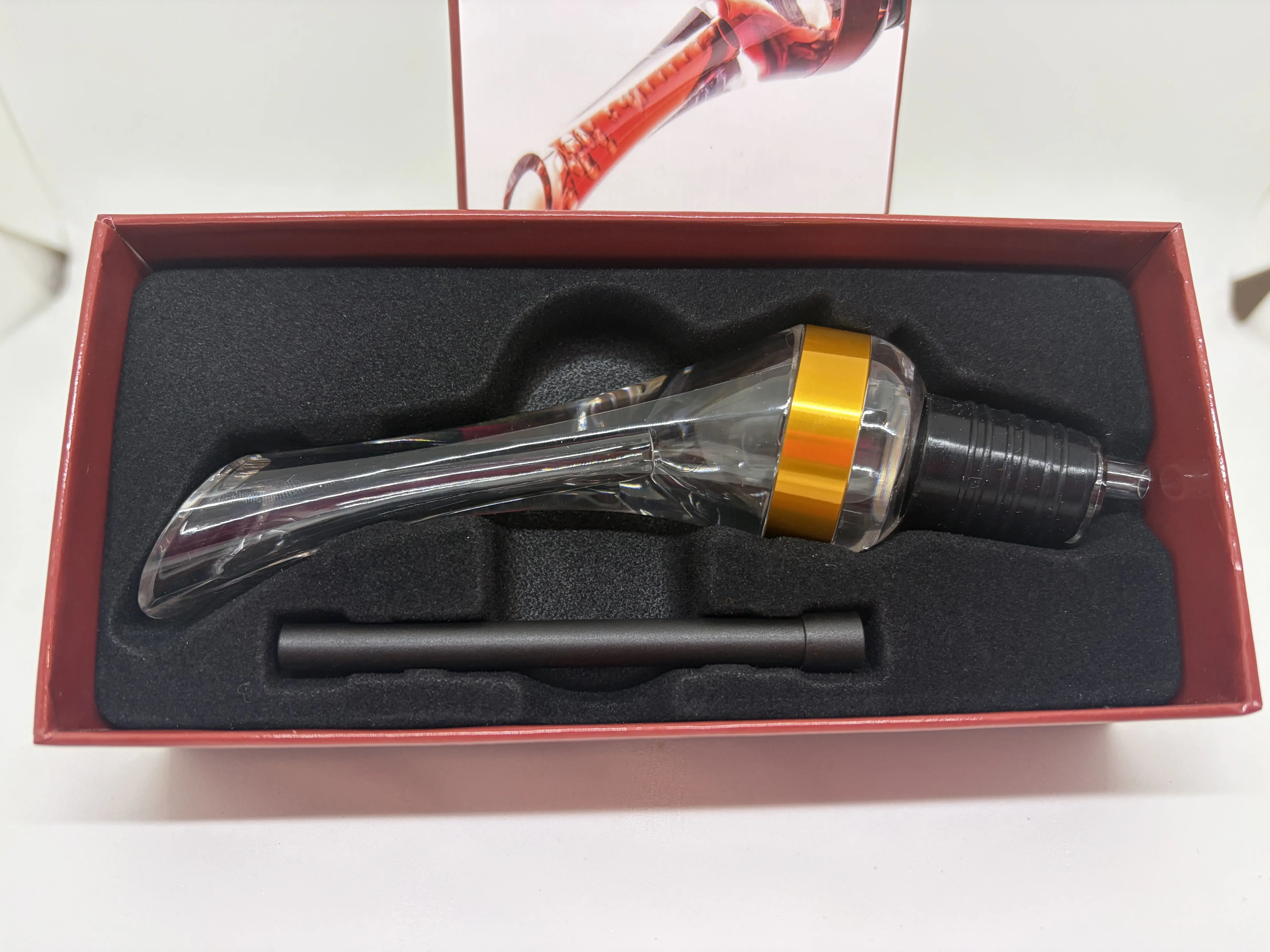 Vintorio Brand Wine Aerator Pourer 2017 S - Enhance Your Red Wine Experience with Precision Pouring