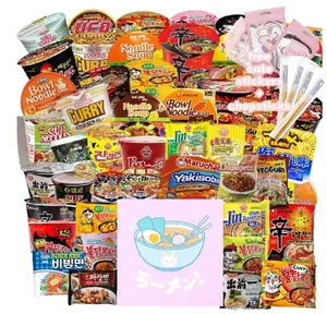 Asian Korean Japanese Chinese mystery instant ramen box (customizable)