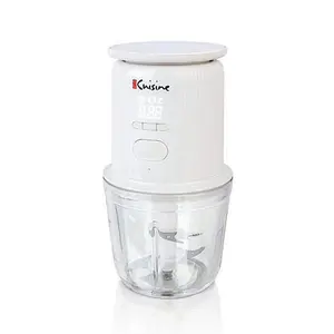 EuroCuisine Cordless Chopper with Scale and Two Glass Bowls