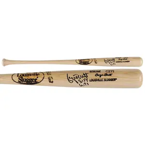 George Brett Kansas City Royals Autographed Blonde Louisville Slugger Game Model Bat with "3154 Hits" Inscription - Fanatics Authentic Certified