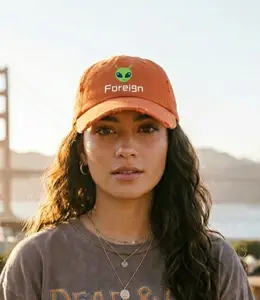 FOREIGN | Alien Minimalist Embroidered Cap
