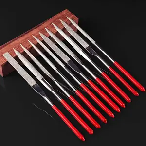 5/10pcs Diamond Mini Needle File Set, Precision Craft Files for Ceramic Wood Jewelry Polishing Carving Small Projects, Portable Abrasive Tool, Woodworking Tools