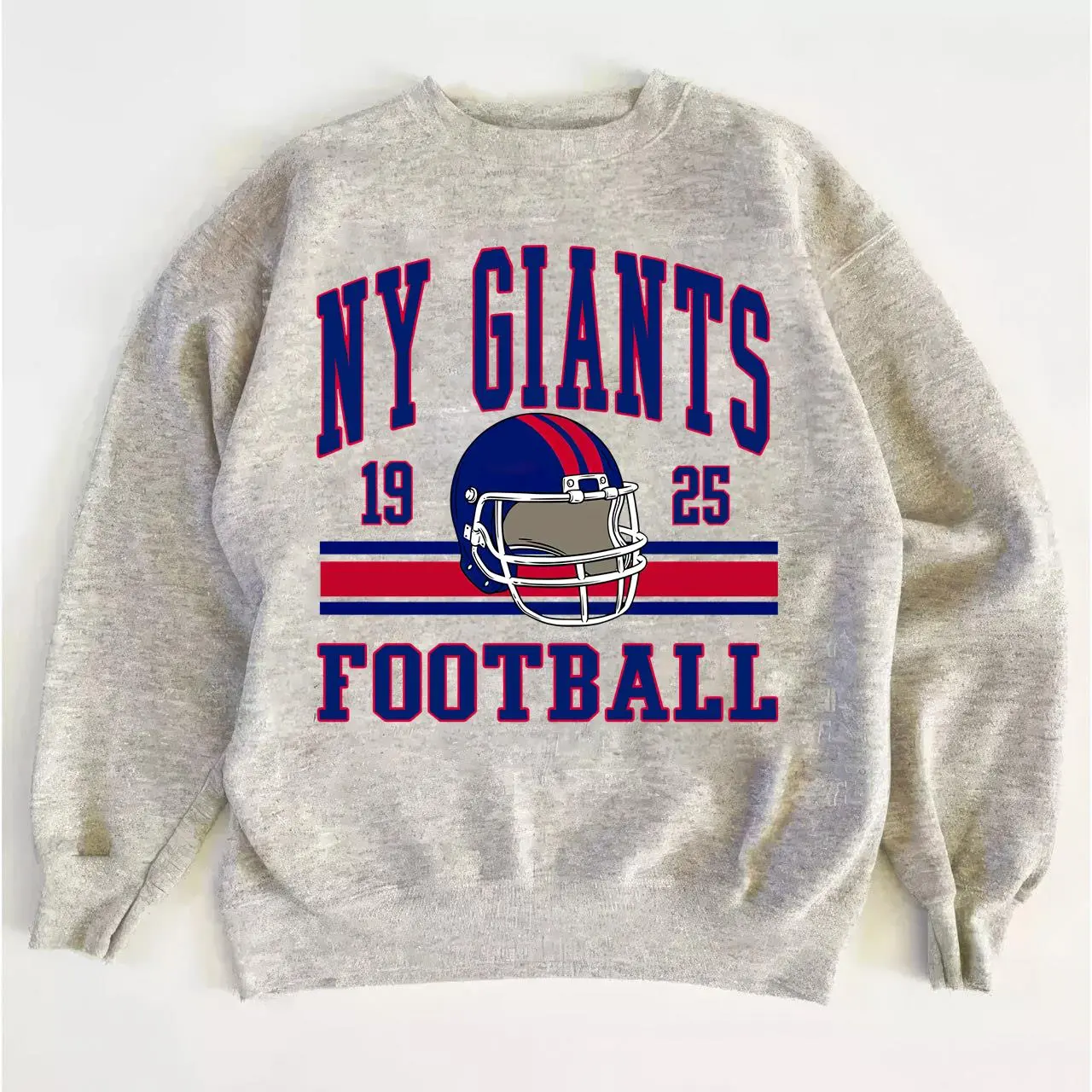 Giants Throwback Football Sweatshirt, Classic Retro Crewneck