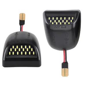 Car License Plate Light Waterproof Super White LED License Plate Lights 12V LED Rear View Light 22794700 Compatible for Chevrolet Pickup