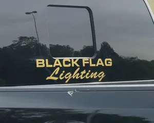 Black Flag Lighting Decal