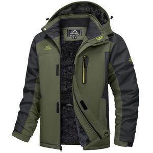 MAGCOMSEN Men's Winter Coats Water Resistant Snow Ski Jacket Fleece Lined Parka 4 Pockets FallFreshness Outdoorfun