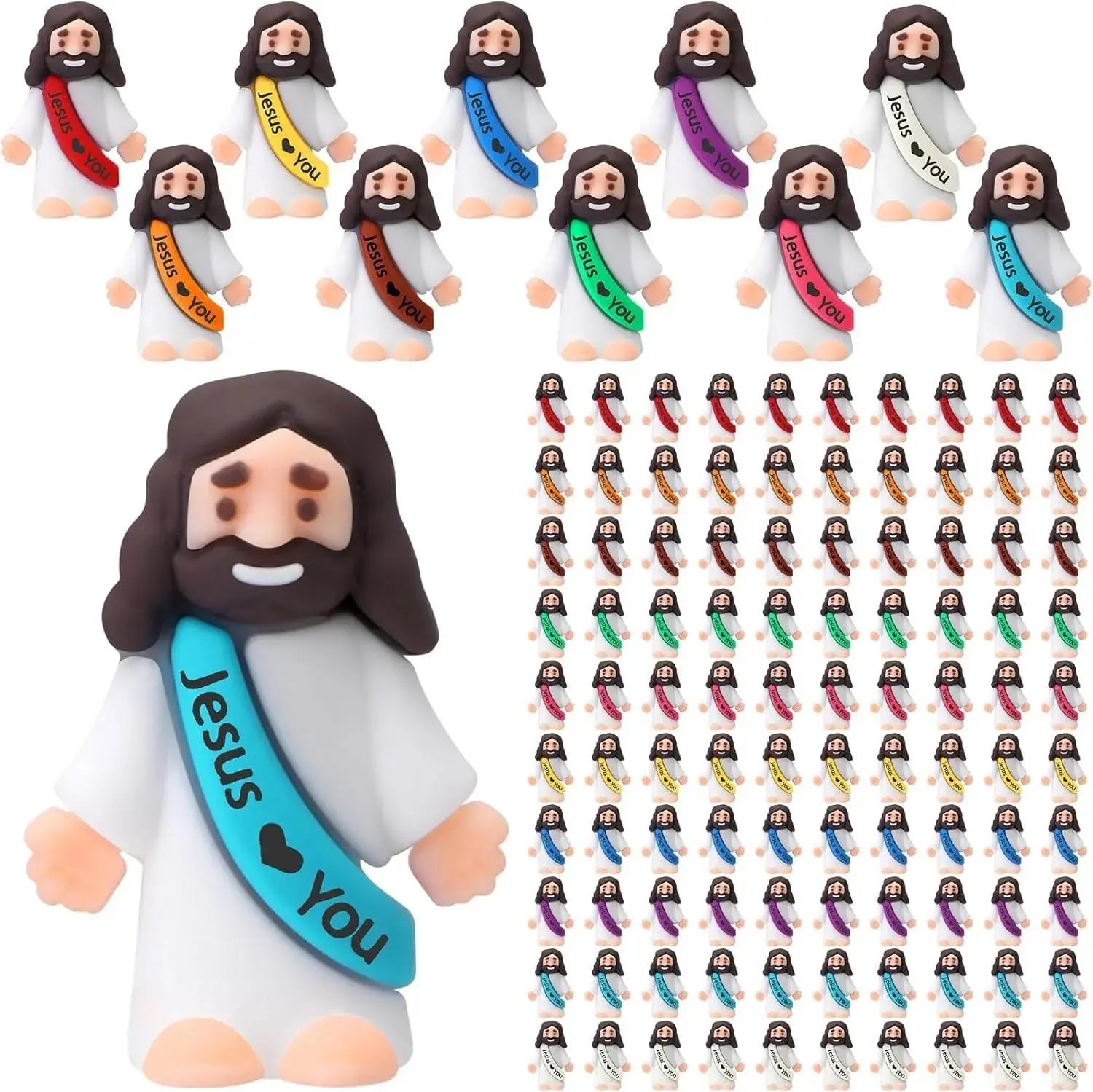 Mini Jesus Figurines – Faith-Inspired Christian Party Favors