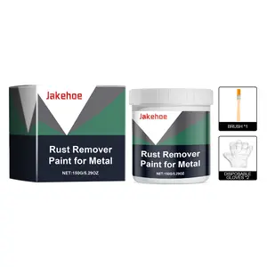 Jakehoe Metal Rust Removal Paint, Metal Surface Rust Prevention Durable Protection Rust Quick Dry Rust Removal Paint