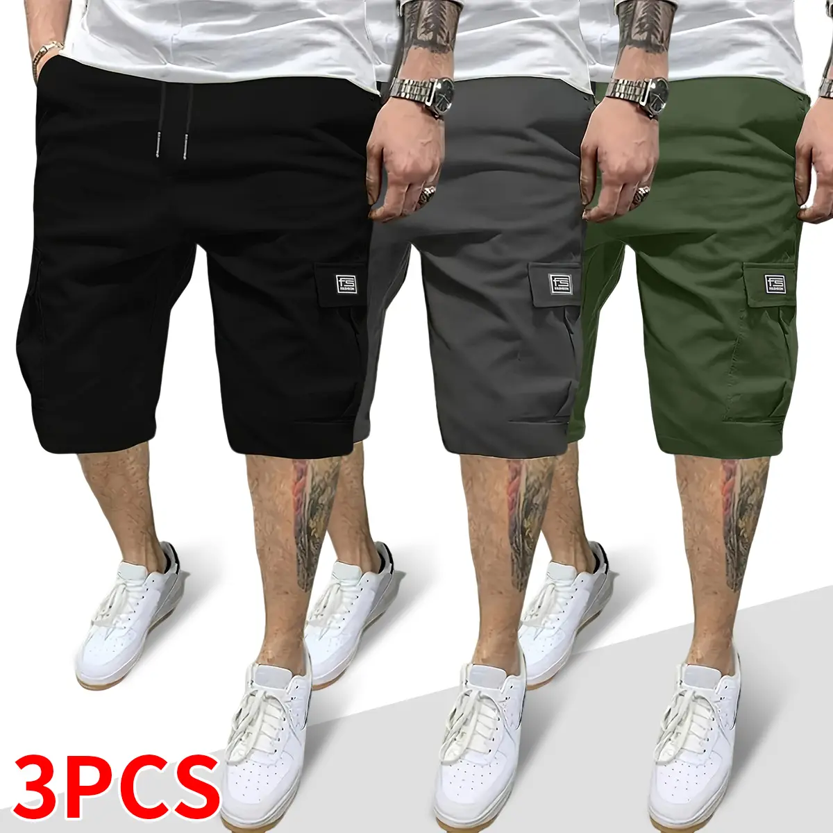 Black + Gray + Army Green