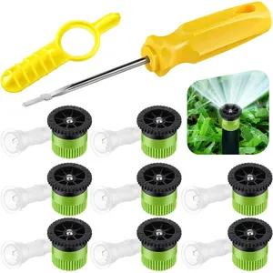 18 Pack Sprinkler Heads Nozzle Tool Compatible with Rain Bird HEVAN10 High Efficiency Spray Nozzle, 0 °   - 360 °   Adjustable Pattern, 8' - 10' Spray Distance