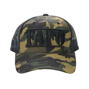FAFO Trucker Cap (F*ck Around & Find Out) – Camo Mesh Back Hat, Tactical Outdoor Statement