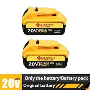 Electric Goddess New High-Performance Lithium Battery Long Endurance Large Capacity Compatible For Dewalt 20V battery