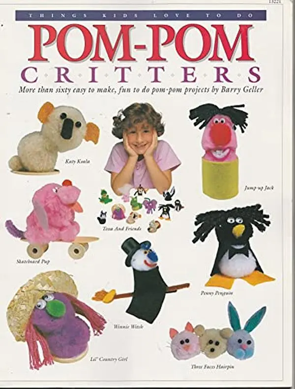 USED Book - Pom-pom Critters by Barry Geller (Paperback) - english