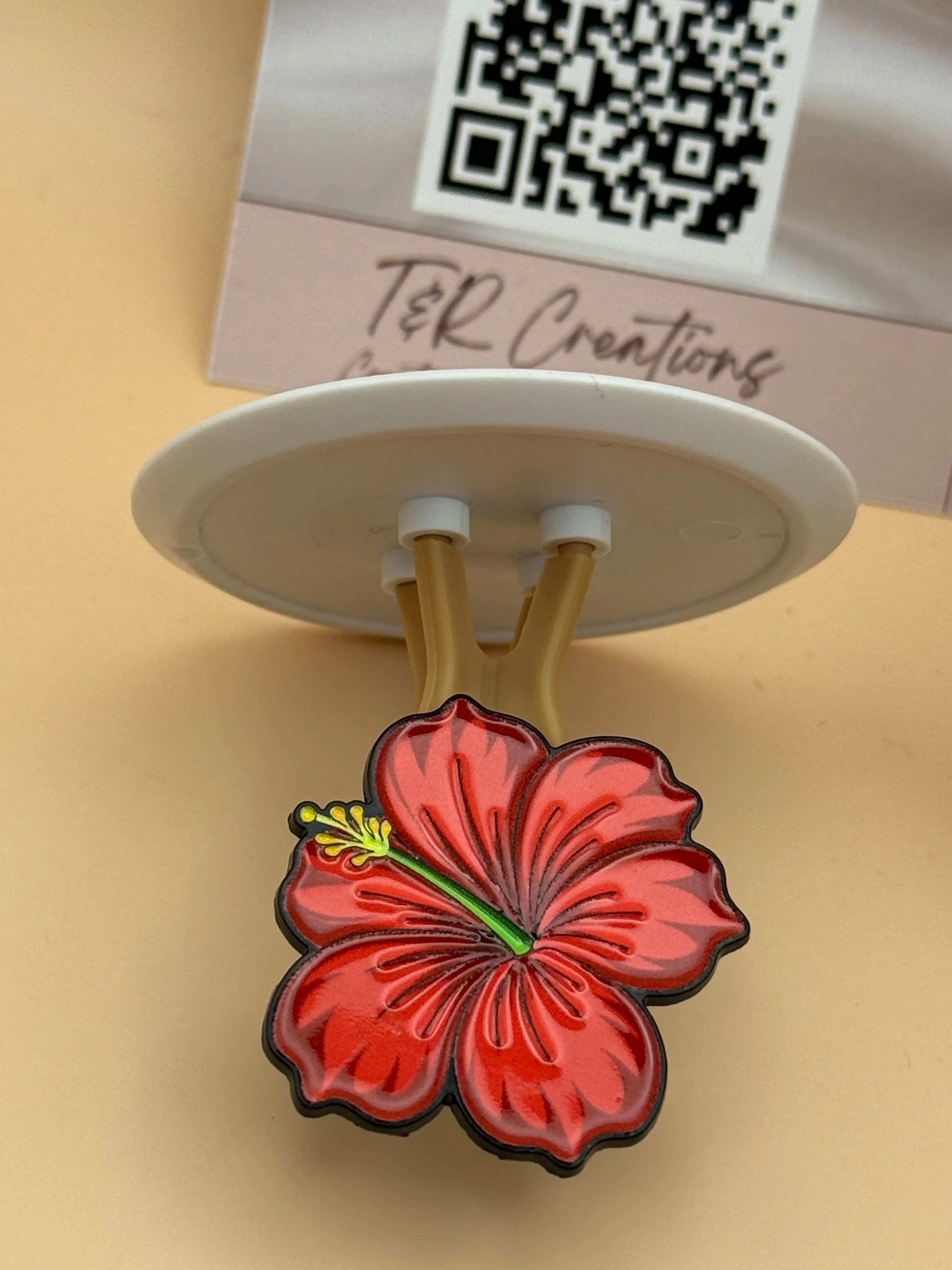 Flower Pin Puerto Rican Grandiflora/ Brooch flower