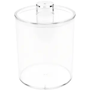 Pioneer Plastics Clear Round Plastic Container with Lid