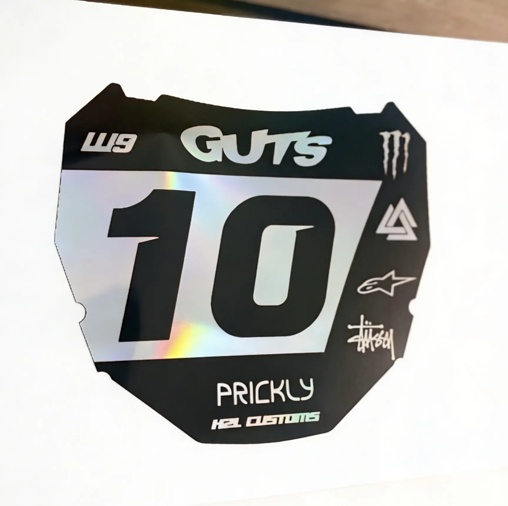 ODI Plate Decal Motorcycle Decoration Motorcycle Stickers ODI Plate Decal Motorcycle Decoration Motorcycle Stickers