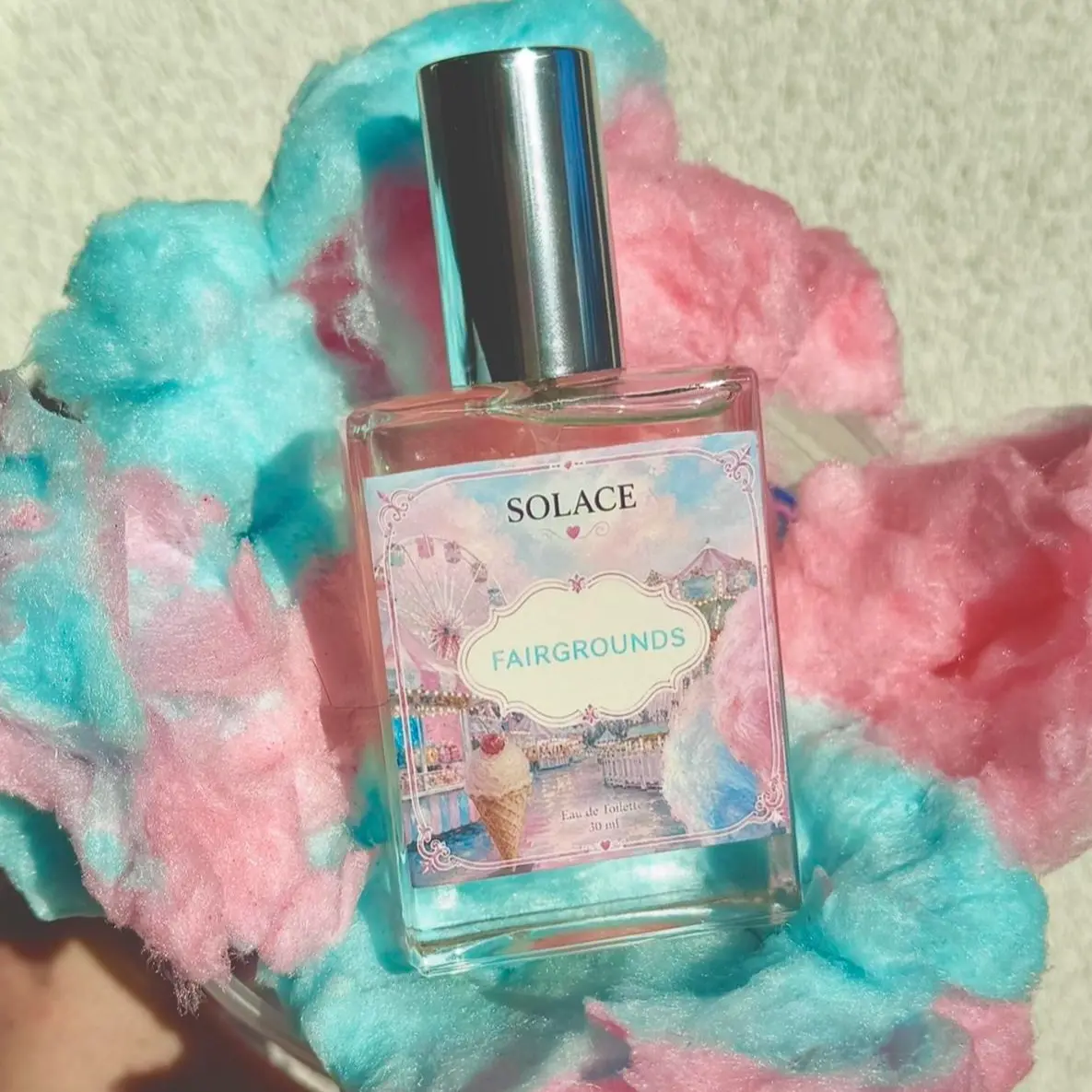 Cotton Candy Perfume | Cotton Candy, Red Apple, Sugar, & Vanilla Whipped Cream Scent | Sweet Gourmand Fragrance | 30ml