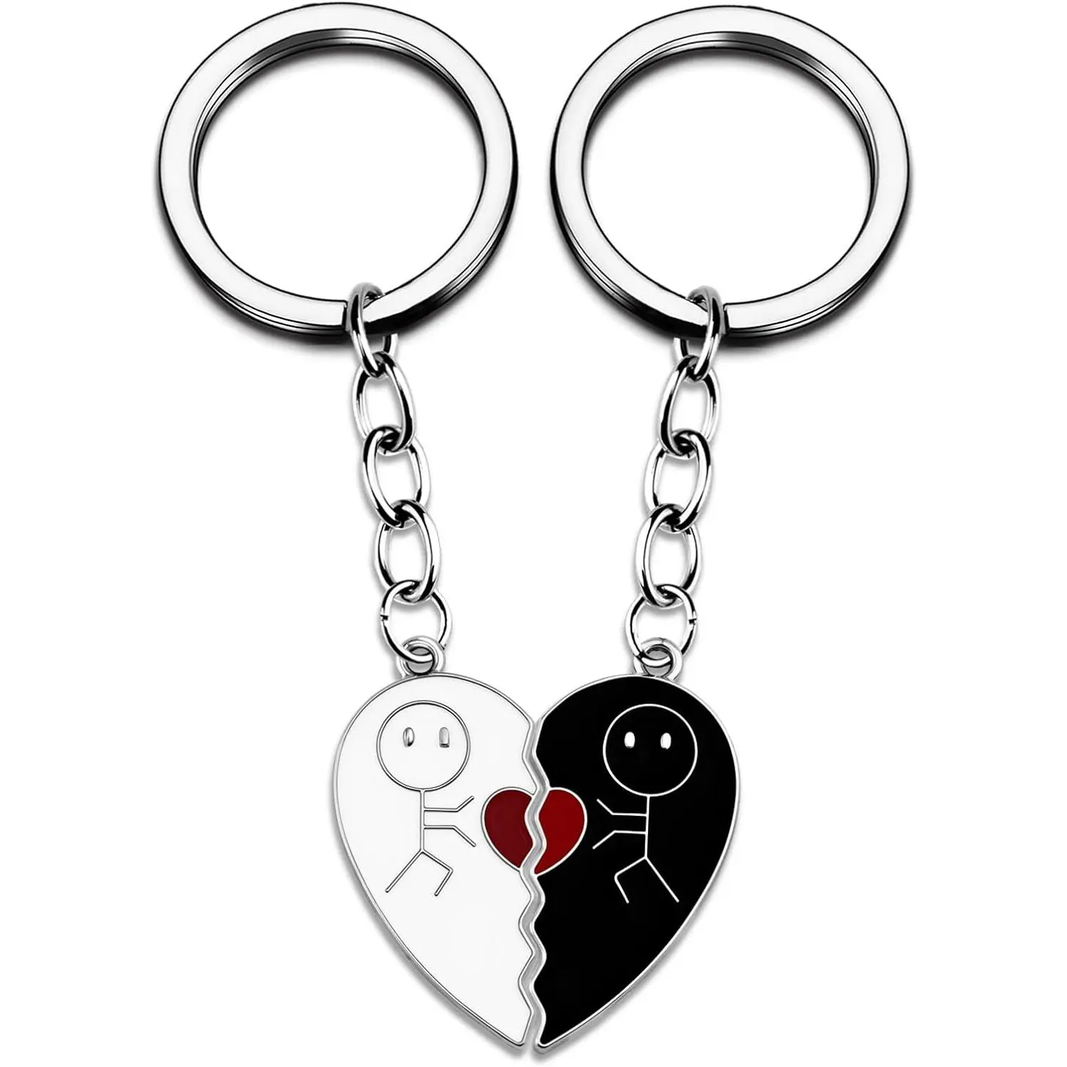 Cute Couple Matching Keychains For Girlfriend Boyfriend Anniversary Sweetest Day Gifts For Her Him Cute Engagement Gift Ideas His And Hers Gifts Couples Birthday Christmas Wedding Valentines Stuff