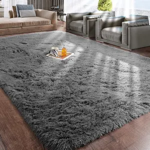 Grey Area Rug for Bedroom,3x5 Fluffy Rugs,Shag Carpet for Living Room,Fuzzy Rug for Girls Boys Room,Non-Slip Furry Rugs for Kids Baby Room,Plush Carpet for Nursery Dorm Room Decor Aesthetic hard carpet