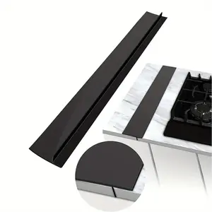 Kitchen Stove Gap Filler, Silicone Stove Gap Filling Strip, Solid Color Slit Strip, Easy to Clean Gap Filler, Kitchen Counter, Kitchen Appliance Parts