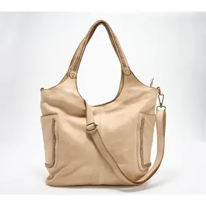 Bolsa Nova Leather Julia Slouchy Tote Bag