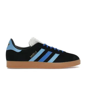 adidas Women's Gazelle Black Light Blue, from StockX