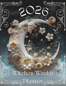 2026 Witches Weekly Planner: 12 Months, Wheel of The Year, Full & New Moon Dates, Monthly Tarot/Oracle Spread, Weekly Manifestation Sheet, & Much More!