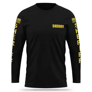 [SHERIFF] Cotton Blend Long Sleeve [BLK/GLD]