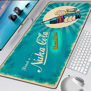 Fallout Nuka Cola Pip boy Gaming Desk Playmat Card Nonslip Keyboard Mousepad Anime Mouse Mat