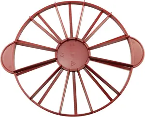 Cake Marker Round Cake Slice and Pie Slicer Divider 10 or 12 Slices Double Sided Cake Portion Marker Red