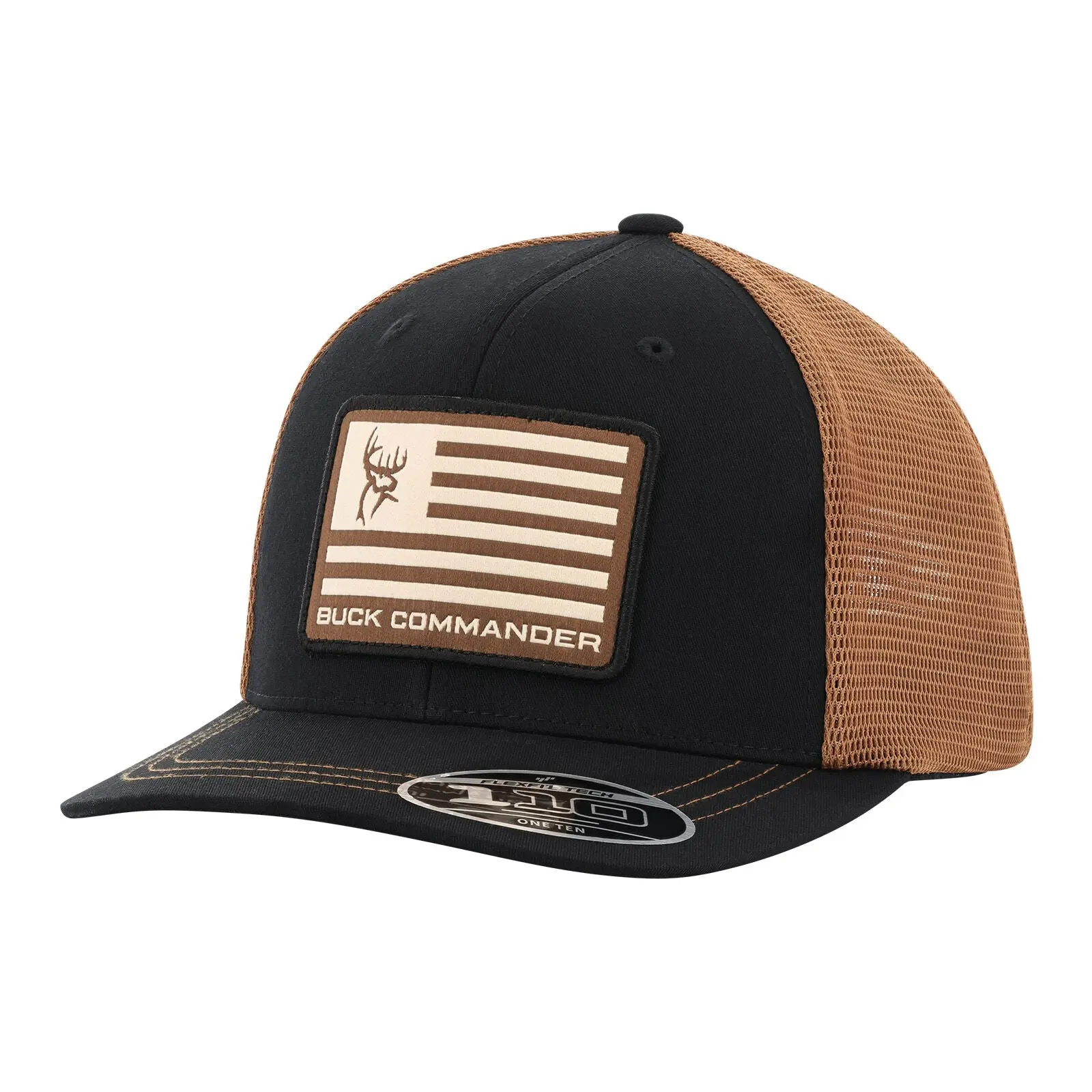 Buck Commander Flag Patch Hat