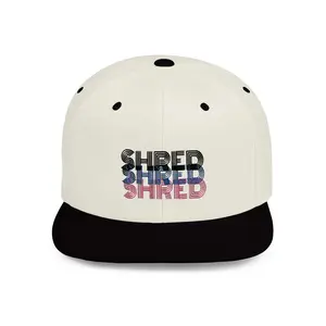SHRED Flat Bill Snapback Hat