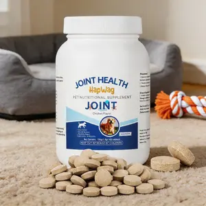 Petlovers Summervibes Dog Joint Supplements, Chicken Flavor Glucosamine Chews for Dogs, Hip & Joint Support with Chondroitin & MSM, Mobility & Flexibility Supplement for Senior & Large Dogs, 100 Tablets