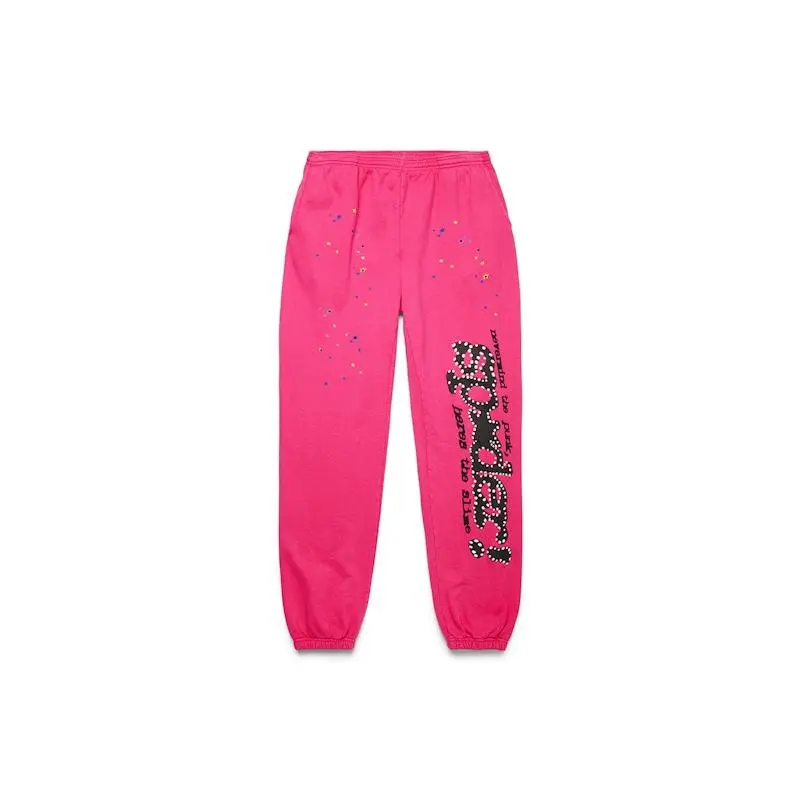 Sp5der Men's P*NK V2 Sweatpant Pink, from StockX