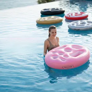 Floating drink holder, suitable for swimming pools and hot tubs, multifunctional cup holder, inflatable floating drink holder for water