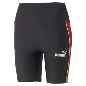 PUMA Womens Scuderia Ferrari X June Ambrose Bike Shorts Casual Bottoms Casual - Red