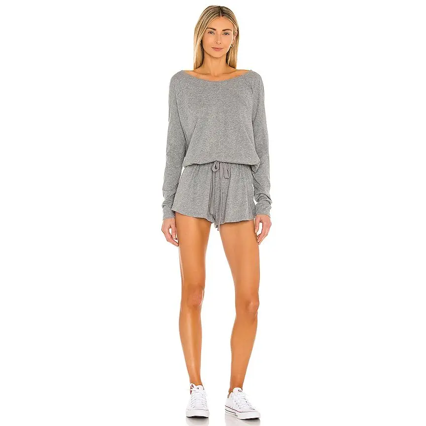Bobi Supreme Jersey Romper in Thunder